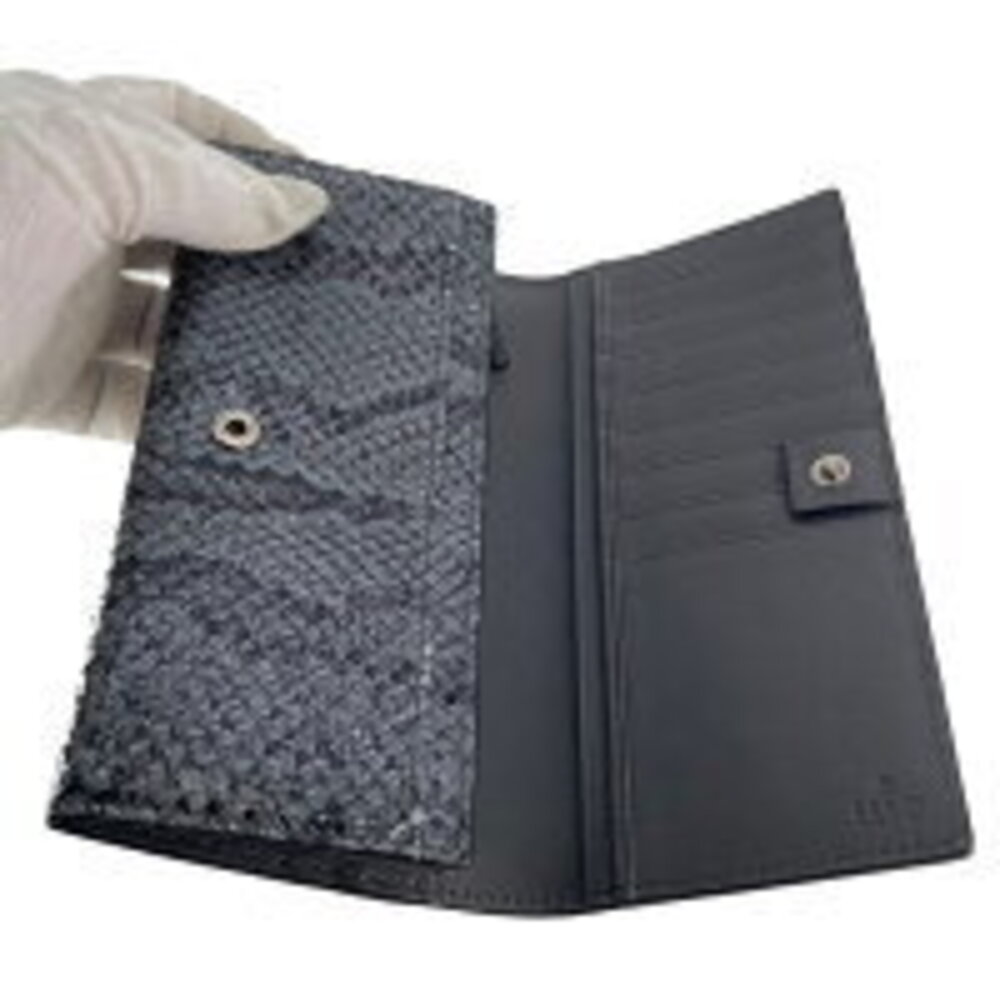 Gucci Python Wallet Gray Long - Picture 5 of 9
